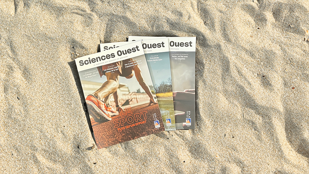 magazines sciences ouest dans le sable