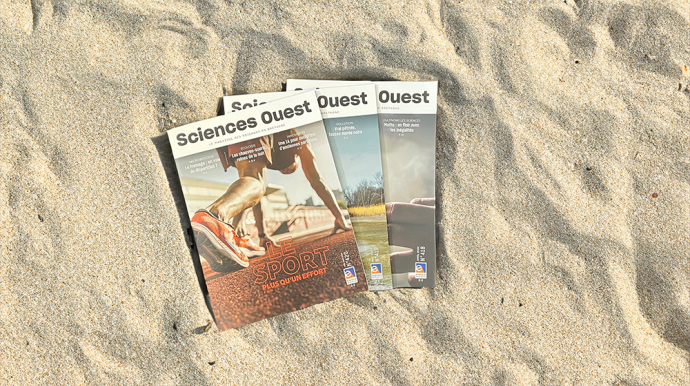 magazines sciences ouest dans le sable