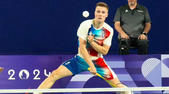 joueur de badminton
