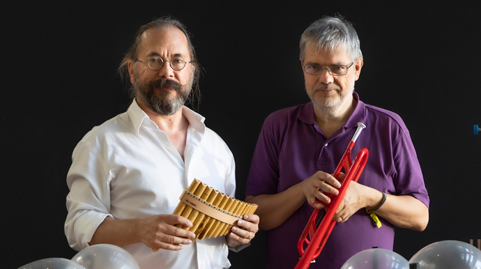 Portrait de Jean-Michel Courty et Édouard Kierlik