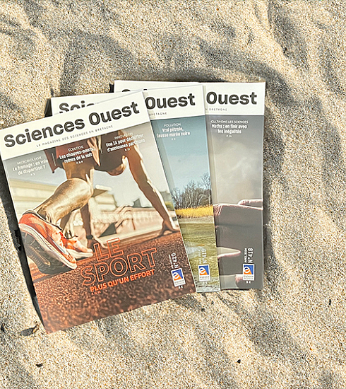 magazines sciences ouest dans le sable