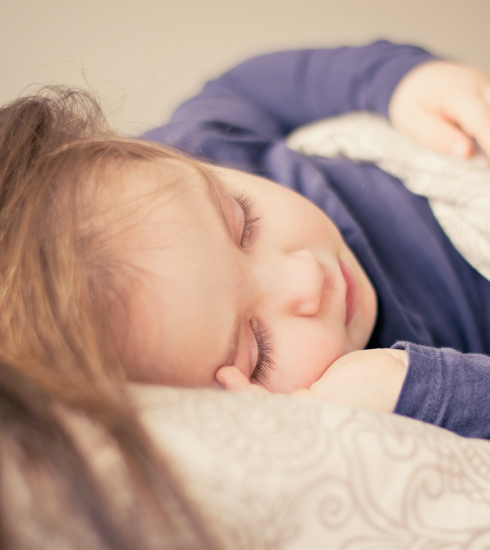 Photo d'un enfant qui dort